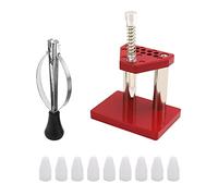 QWORK Reloj extractor removedor, reloj émbolo mano juego, reloj herramienta de extracción de mano, mano prensatelas elevador extractor émbolo removedor conjunto relojero herramienta de reparación