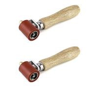 QWORK Rodillo de costura, rodillo de costura de silicona de 40 mm para papel pintado, rodillo de costura alisadora para PVC/TPO/EPDM cinta de techo de una sola capa