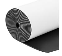 QWORK® Rodillo de espuma autoadhesiva, 30cm x 3mm x 2m placa de espuma caucho sintético, para sellado de puertas y ventanas, proyectos de bricolaje