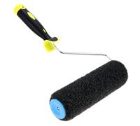 QWORK Rodillo para masilla de 23 cm, fibra de nailon elástica y aleación de acero ergonómico para una aplicación suave de masilla y yeso