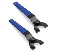 QWORK® SEWA20 Llave inglesa amoladora angular, ajustable Grinder Herramienta de reparación de Llave con mango de plástico para amoladora de ángulo ajustable(13 a 32mm)