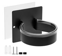 QWORK® Soporte Autoadhesivo para Secador de Pelo de Aluminio, Porta Secador de Montaje en Pared