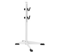 QWORK® Soporte de Mantenimiento de Bicicletas - Caballete Horquilla Posterior con Gancho Recubierto de Goma - Ganchos Flexibles para Altura Ajustable