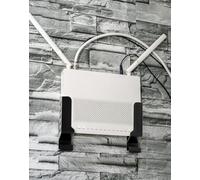 QWORK® Soporte de pared universal Soporte de pared versátil para enrutador/caja de TV/computadora portátil/conmutador/módems