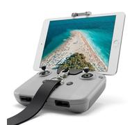 QWORK® Soporte de Tableta Universal Compatible con dji FLIP/NEO/Mini4Pro RC N3 N2 N1 Control Remoto - No se Requiere desmontaje, Paquete con cordón y 2 Cables de Datos