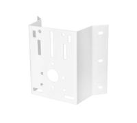 QWORK® Soporte Grande para Cámara de Vigilancia de Acero Inoxidable Soporte de Cámara en Ángulo de Esquina de Pared para Esquinas de Pared Exteriores - 210x155 mm