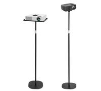 QWORK® Soporte portátil Suelo, Soporte proyector con rótula de 1/4'', Regulable en Altura de 60 a 120 cm