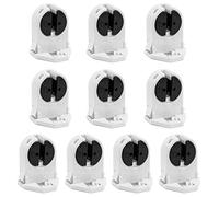 QWORK Soportes de luz fluorescente T5, para Tubo Fluorescente Led, 10 unids