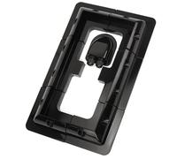 QWORK® Soportes de montaje para paneles solares, sin taladros, para vehículos recreativos, autocaravanas, techos, negro