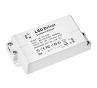 QWORK® Transformador de 12 V y 30 W, entrada AC 100-240 V, salida DC 12 V 2.5 A, controlador de voltaje constante para lámparas de techo, lámparas de panel plano, focos y downlights.