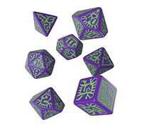 Qworkshop Juego de Dados, QworkshopSPAT76, «Pathfinder Goblin» (7 Piezas)