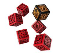 Qworkshop qworkshopspwa04 D6 Warmachine Khador facción Dados Set (6 Piezas)