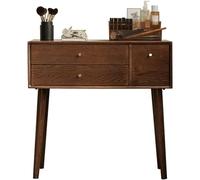 QWPYDXN Delicado Tocador de Madera Maciza, Mesa de Maquillaje fácil de Instalar con cajones, Juego de tocador de Escritorio, mesita de Noche para Espacios pequeños Juego De Tocador