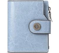 QWPYDXN Nuevo Cartera de Cuero para Mujer, Tarjetero Corto sólido, Moda de Negocios, Monedero de Gran Capacidad, Monedero de Mano, Bolsillo para Monedas pequeñas Cartera