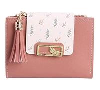 QWPYDXN Nuevo Cartera para Mujer clásica para Mujer, diseño Vintage, Cuero, tamaño Compacto, Mini portátil, Gran Capacidad, Carteras Bonitas de Moda, Regalo Cartera