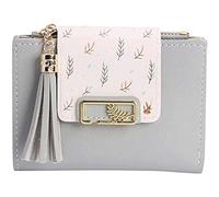 QWPYDXN Nuevo Cartera para Mujer clásica para Mujer, diseño Vintage, Cuero, tamaño Compacto, Mini portátil, Gran Capacidad, Carteras Bonitas de Moda, Regalo Cartera