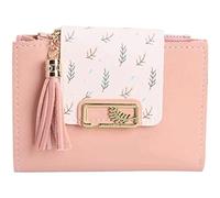 QWPYDXN Nuevo Cartera para Mujer clásica para Mujer, diseño Vintage, Cuero, tamaño Compacto, Mini portátil, Gran Capacidad, Carteras Bonitas de Moda, Regalo Cartera