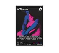 QWQEUTY Póster estético de TV Girl Album Who Really Cares1 para pared, lienzo, vintage, pintura decorativa para sala de estar, dormitorio, decoración de 40 x 60 cm, estilo sin marco