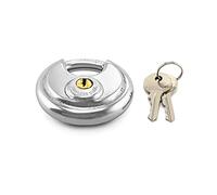 QWROK - Candado de disco de acero inoxidable,70mm