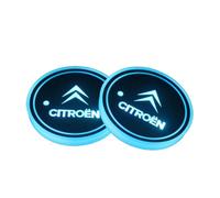 QWTYAFDD 2 Piezas Posavasos Coche, para Citroen DS DS4 DS4S DS5 DS6 DS7 DS5LS DS3 DS9 Antideslizante portavasos de automóviles Inserto tapete Coche Accesorios