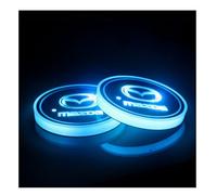 QWTYAFDD 2 Piezas Posavasos Coche, para Mazda 3 2013-2019 2020 2021 2022 2023 2024 2025 Antideslizante portavasos de automóviles Inserto tapete Coche Accesorios