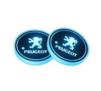 QWTYAFDD 2 Piezas Posavasos Coche, para Peugeot Partner III Van 2019-2023 2024 2025 Antideslizante portavasos de automóviles Inserto tapete Coche Accesorios