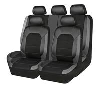 QWTYAFDD Juego Completo de Fundas de Asiento Coche, para MG ZS Hybrid+ Luxury (2024 2025) Fundas de Asiento Delantero y Trasero Protectores Coche,C