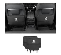 QWTYAFDD Protector Asiento Coche Respaldo,para Peugeot 2008 2020-2024 Funda Protectora Impermeable para Asiento Delantero de Coche Asiento Trasero,A