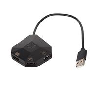 QWUUYEC 3Pcs USB C Adapter - 180° U - förmiger Typ C Stecker - zu - Buchse Adapter + 100W Power und 10Gbps Übertragung + 4K Unterstützung für Laptop, PC, Smartphone