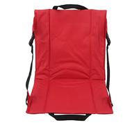 QWUUYEC Almohadilla Plegable para Asientos de Estadio, Cojín Portátil con Respaldo, Tela Oxford 600D Resistente, Ligera y Compacta - Diseño Plegable, Bolsillo de Almacenamiento, Ideal