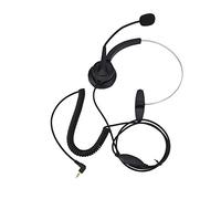 QWUUYEC Auriculares inalámbricos con supresión de Ruido: oyente telefónico Ajustable de 2.5 mm para comunicación Clara + diseño ergonómico para Uso Profesional en el Centro de Llamadas