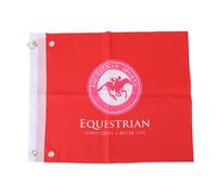 QWUUYEC Banderas de Entrenamiento para Caballos, 2 Pcs, Bandera Ligera de Entrenamiento Ecuestre, Color y Durable - Material Resistente, Gestión Eficaz de Atención, para Competencias y (Día)