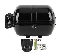 QWUUYEC Baúl para Motocicleta con Anti Robo, Estanqueidad, 28L, Maletero Resistente y Ligero - Gran Capacidad, Material ABS Duradero, Seguridad Mejorada para Viajes (Negro)