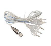 QWUUYEC Body Cord para Esgrima, Alambre Transparente de Acero Inoxidable y Plástico, Cable para Epee y Foil - Alta Conductividad, Resistente y Compatible, Ideal para Competencias