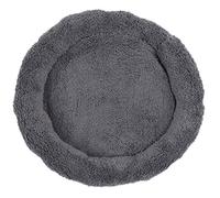 QWUUYEC Cama Redonda para Mascotas, Cojín Suave y Transpirable, Algodón PP y Terciopelo de Burbuja - Diseño Antiestrés, Mejor Descanso, Ideal para Gatos y Perros (Metro)