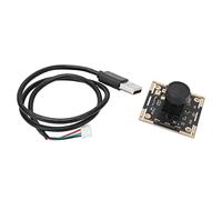 QWUUYEC Cámara Módulo 2MP USB 1080P 30FPS, Enfoque Manual, Reconocimiento Facial - Vista Amplia 190°, Micrófono Dual, Compatible Multisistema