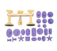 QWUUYEC Car Dent Puller Kit, Herramienta para Reparar Abolladuras de Coche, Puente de Doble, ABS y Metal - Reparación Sin Pintura, Fácil Uso DIY, Para Todas Las Abolladuras en