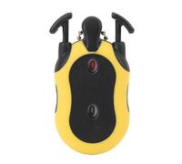 QWUUYEC Contador de Puntos para Club, Portátil, Forma de Calabaza, 2 Agujeros, Amarillo - Diseño Ergonómico, Uso Cómodo para Competición