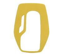 QWUUYEC Cubierta Decorativa para Panel de Cambio Central, Repuesto para 2016-2021, Material Ante, Compatible con Vehículos de Conducción Izquierda - Protección Elegante, (Amarilla)