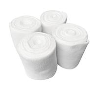 QWUUYEC Envolturas de piernas equinas: Soporte y protección de Alta Elasticidad con Material de vellón Duradero para el Entrenamiento Ecuestre y la Competencia 4 Rollos Pack