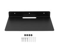 QWUUYEC Estante Flotante AV, Soporte de Metal Engrosado Antióxido para Proyector, Router y Set Top Box - Alta Resistencia, Fácil Instalación, Uso en Dormitorio y Salón