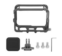 QWUUYEC Frame Mount Housing Case Aluminium Alloy, 2 Cold Shoe para Pro - Adaptador 2 Claw, Protección de Lente, Uso Horizontal y Vertical