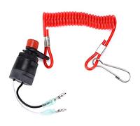 QWUUYEC Interruptor de Apagado para Motores Fuera de Borda, Kill Switch Náutico, Compatible con 9.9HP-250HP - Reemplazo de Emergencia, Material PVC y ABS Resistente, Instalación Directa