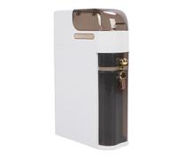 QWUUYEC Mueble Auxiliar Estrecho de Almacenaje, Gabinete con Ruedas, Pequeño, Transparente, para Baño, Cocina y Lavandería - Diseño Delgado, Fácil Acceso, Movilidad Versátil (3 Niveles)