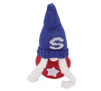 QWUUYEC Muñeco Gnomo Patriótico para 4 de Julio, Decoración de Tela, Diseño Sin Rostro, Ideal para Fiesta del Día de la Independencia - Regalo Festivo, Buenas Vibras, Adorno para Hogar y (S)
