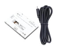 QWUUYEC Pantalla USB IPS de 3,5 Pulgadas, Monitor Secundario, Ángulo de Visión Completo, Ahorro de Energía, Mini Monitor Compatible con - Rotación 360°, Brillo Ajustable, Conexión USB