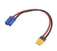 QWUUYEC RC Cable Femenino a EC5 Masculino - Adaptador de 14aWg Resistente a Resistencia con una Fuerte compatibilidad + Cable de Silicona Altamente Flexible para automóviles RC, Botes y