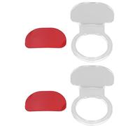 QWUUYEC Soporte para Pelotas Pequeñas 2 Pzas, Acrílico Transparente, Estable y Duradero, Exhibidor para Tenis, Softbol y Béisbol - Alta Estabilidad, Bordes Suaves y Resistente para (Paquete de 2