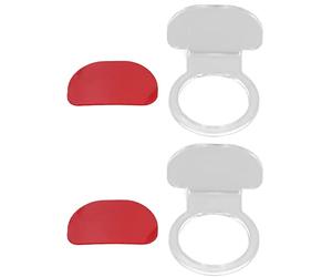 QWUUYEC Soporte para Pelotas Pequeñas 2 Pzas, Acrílico Transparente, Estable y Duradero, Exhibidor para Tenis, Softbol y Béisbol - Alta Estabilidad, Bordes Suaves y Resistente para (Paquete de 2