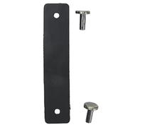 QWUUYEC Tiradores de Cajón de Cuero PU, Manijas de Gabinete Modernas y Resistentes, 12,6x2,6cm - Diseño Europeo Anticolisión, Duraderas y Elegantes para Muebles (negro)